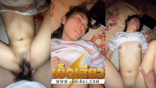 คลิปหลุดทางบ้าน พยาบาลสาวโดนแฟนหนุ่มจับเย็ดหีแล้วจับกระแทกหีรัวๆ ร้องเสียงครางอย่างเสียวดังลั่นห้องเลย